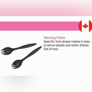 Tupperware Serving Forks